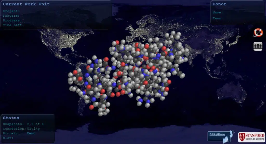 Folding@home coronavirus