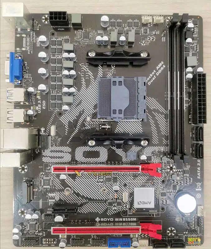 Placa base SOYO con el chipset AMD B550