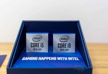 Intel Core i9-10900K y Core i5-10600K estuche frontal