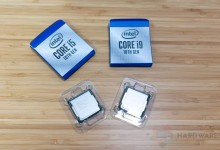 Intel Core i9-10900K y Core i5-10600K con caja