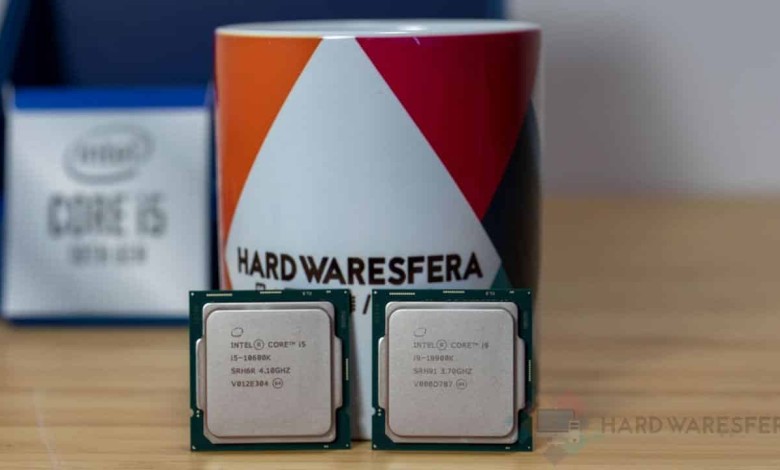 Intel Core i9-10900K y Core i5-10600K