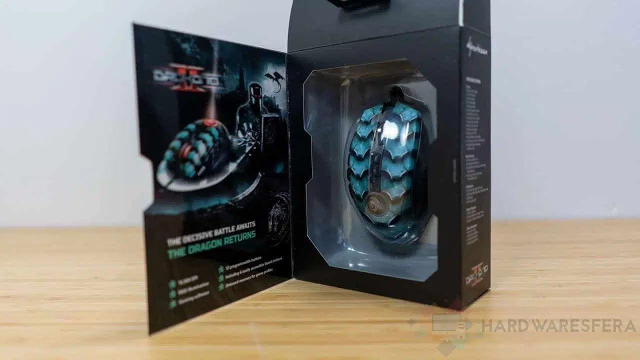 raton gaming Sharkoon Drakonia II caja ventana
