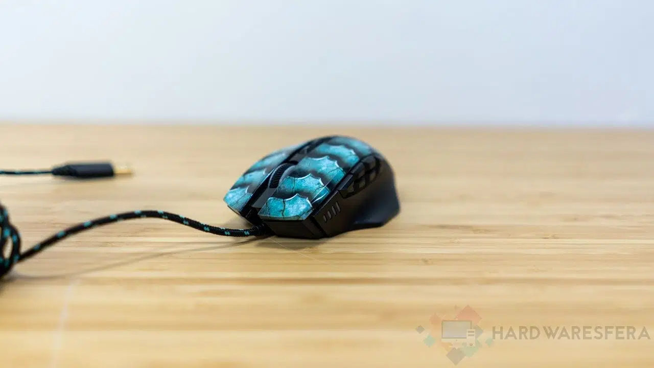 raton gaming Sharkoon Drakonia II fontal izquierdo