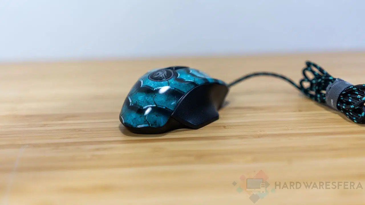 raton gaming Sharkoon Drakonia II trasera ladeada