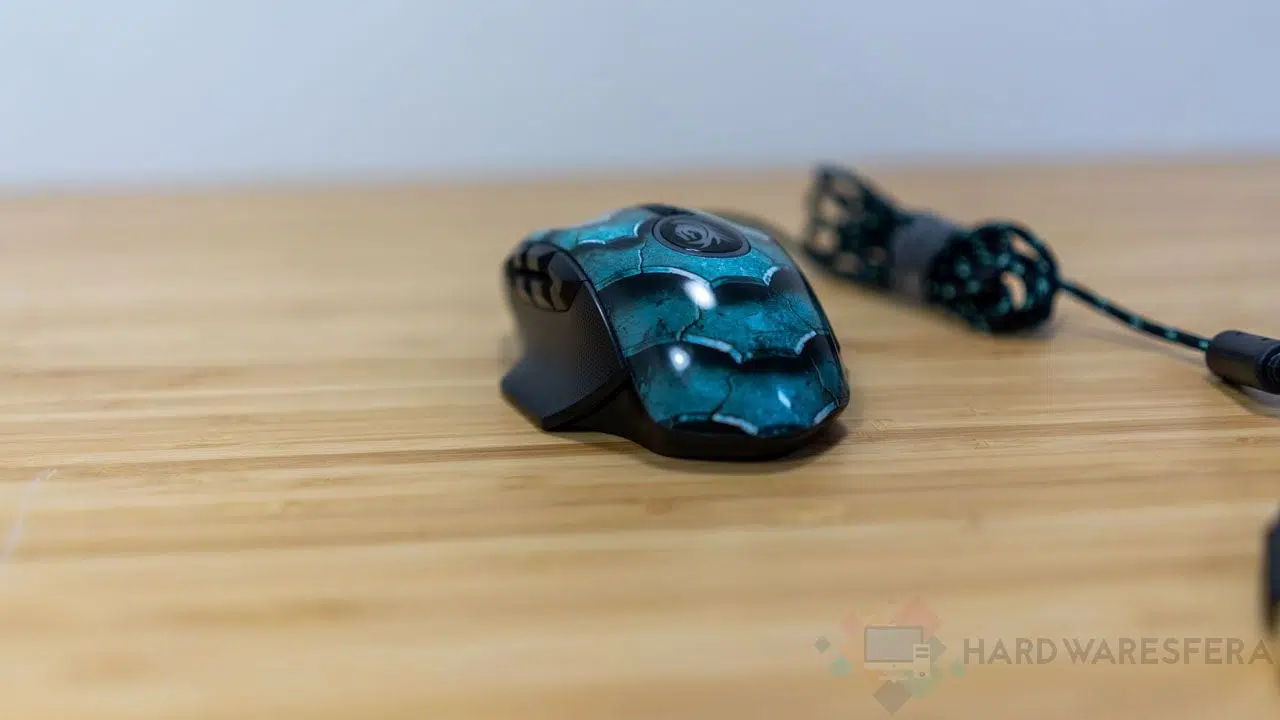 raton gaming Sharkoon Drakonia II trasera
