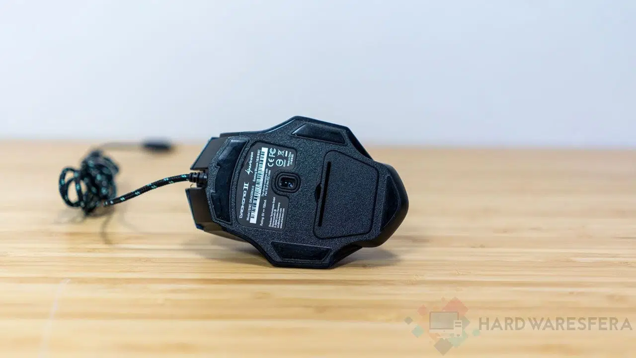 raton gaming Sharkoon Drakonia II sensor