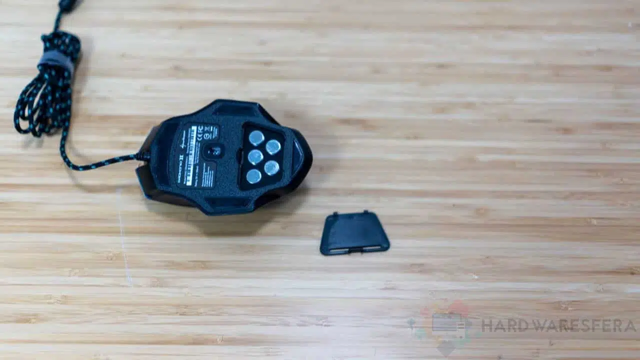 raton gaming Sharkoon Drakonia II pesos colocados