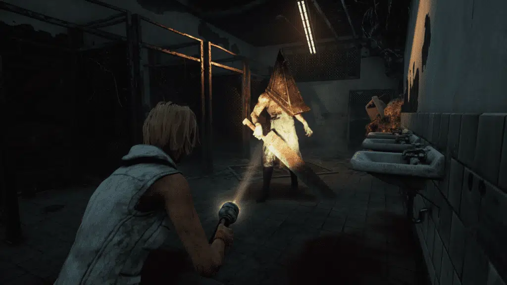 dead by daylight silent hil pyramid head heather mason