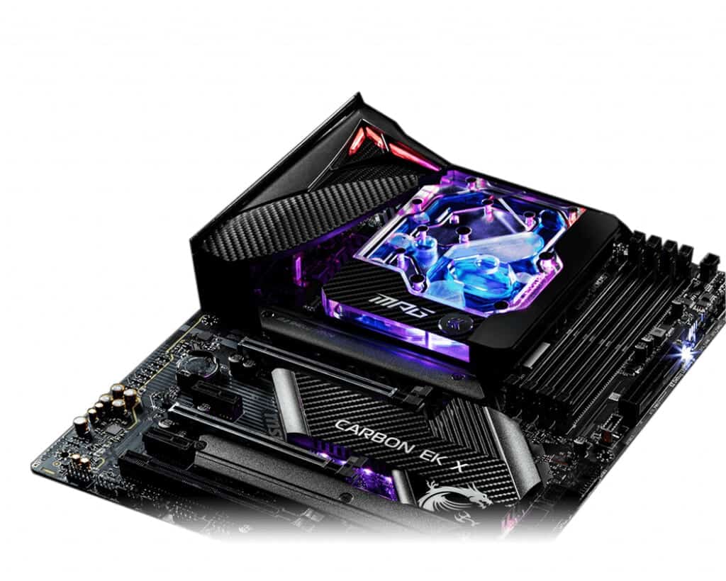 MSI MPG Z490 Carbon EK X diseño