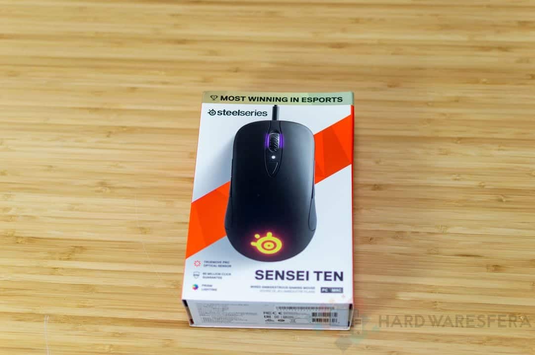 raton SteelSeries Sensei Ten frontal caja