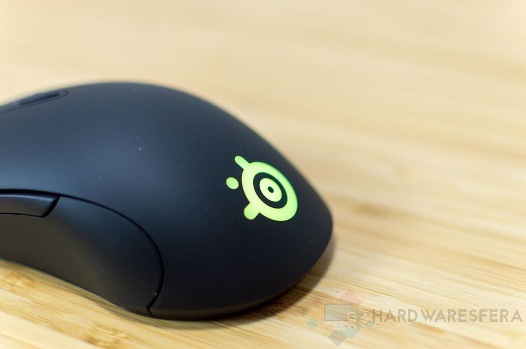 raton SteelSeries Sensei Ten logo verde rgb