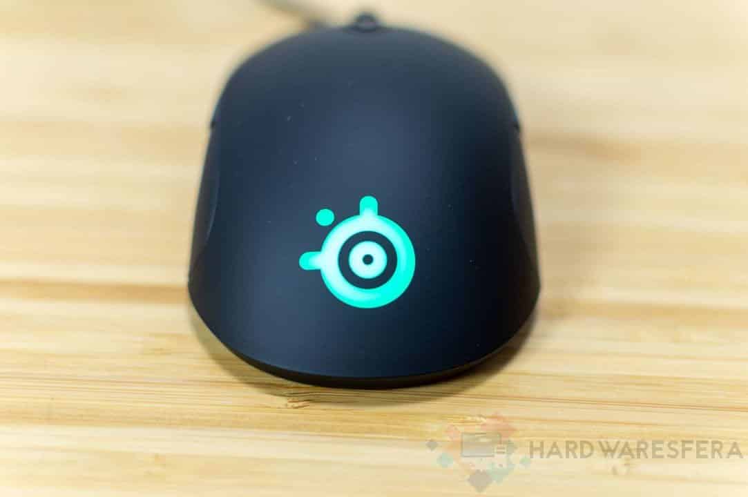 raton SteelSeries Sensei Ten trasera logo rgb