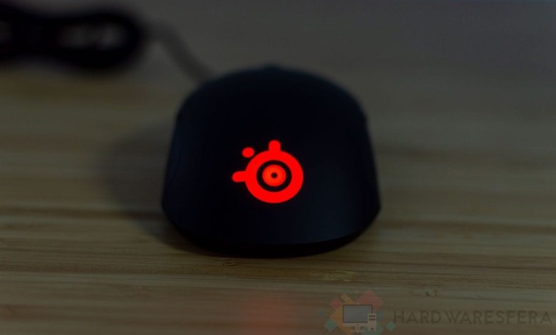 raton SteelSeries Sensei Ten logo rojo rgb