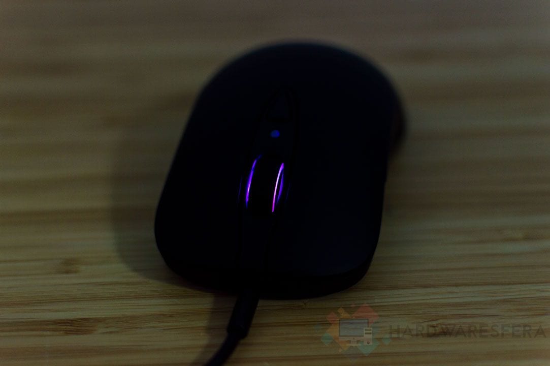raton SteelSeries Sensei Ten scroll violeta