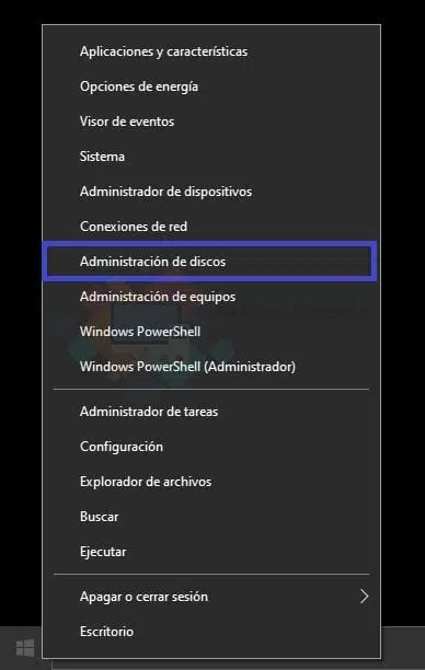 Windows-no-puedo-completar-el-formato-administracion-de-discos