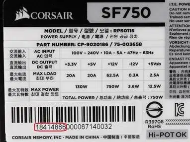 fuente de alimentacion corsair sf platinum