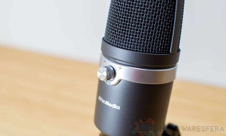 Microfono-USB-AverMedia-AM310 volumen