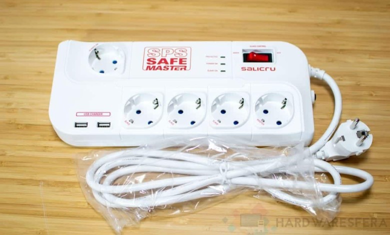 Regleta-salicru-SPS-SAFE-MASTER clavijas