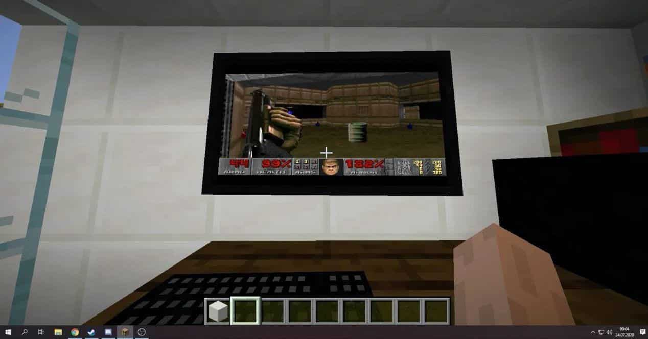 ejecutar-doom-en-minecraft