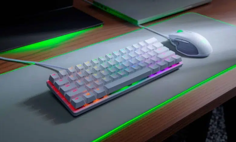 teclado-gaming-Razer-Huntsman-Mini-blanco
