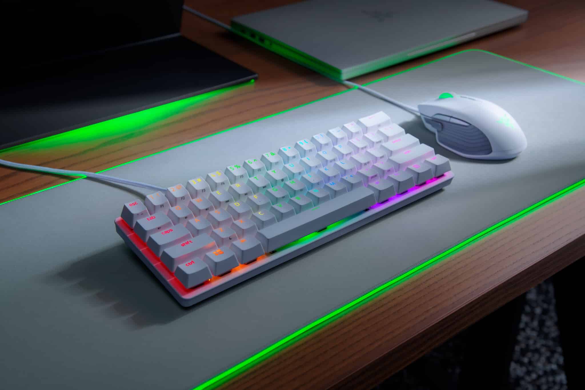 teclado-gaming-Razer-Huntsman-Mini-blanco