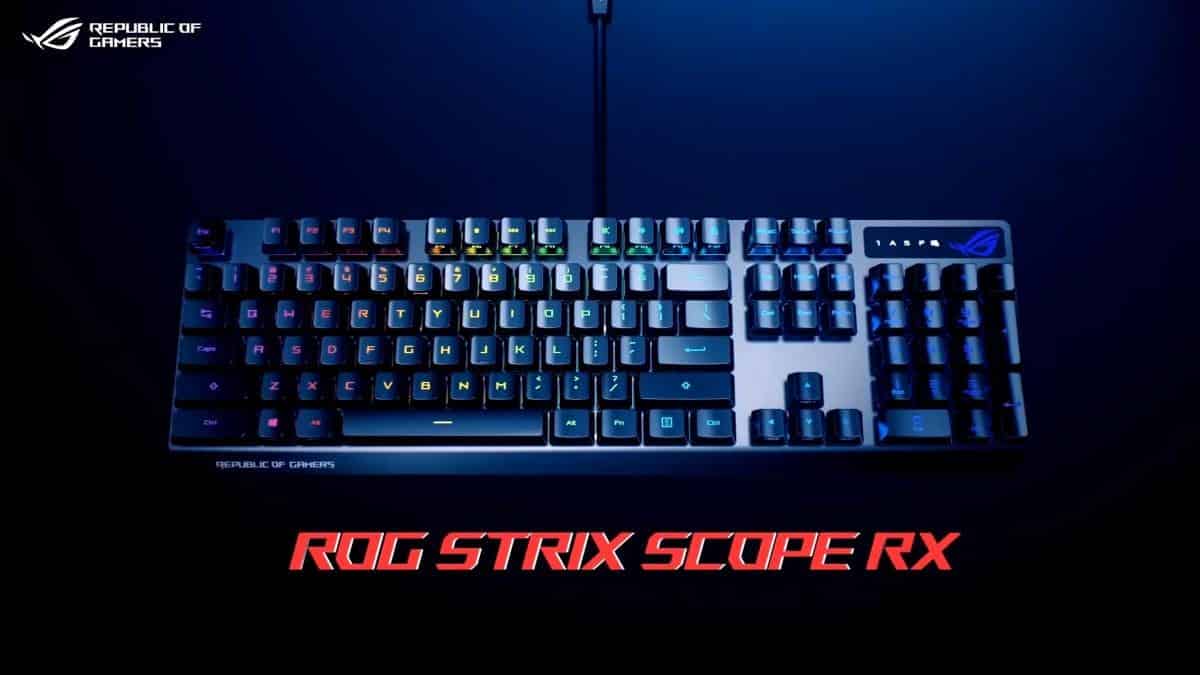 teclado asus ROG Strix Scope RX