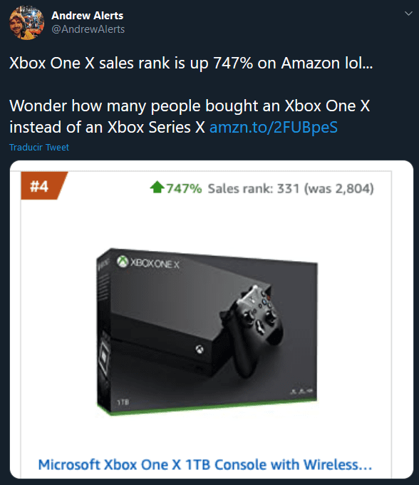 xbox one x series x amazon