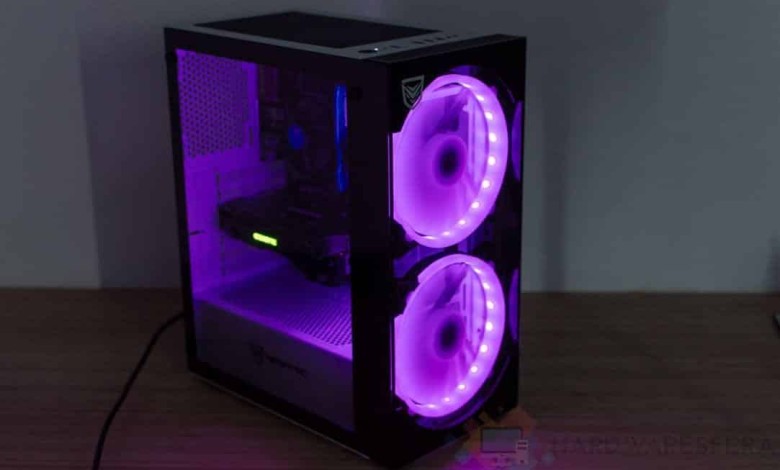 caja nfortec sygnus rgb ventilador 200mm