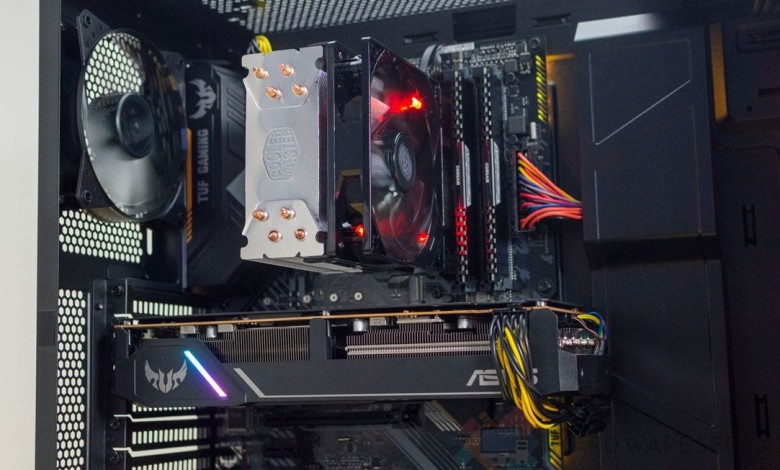 coolpc asus tuf rx 5600 xt disipador cooler master
