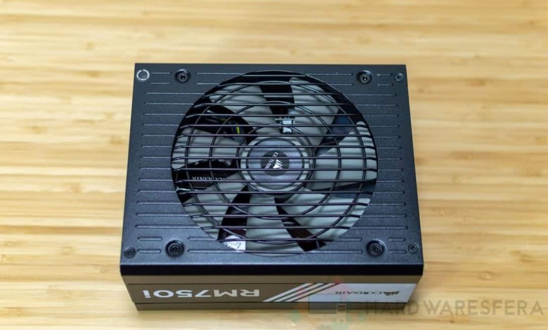 fuente de alimentacion corsair rm750i ventilador