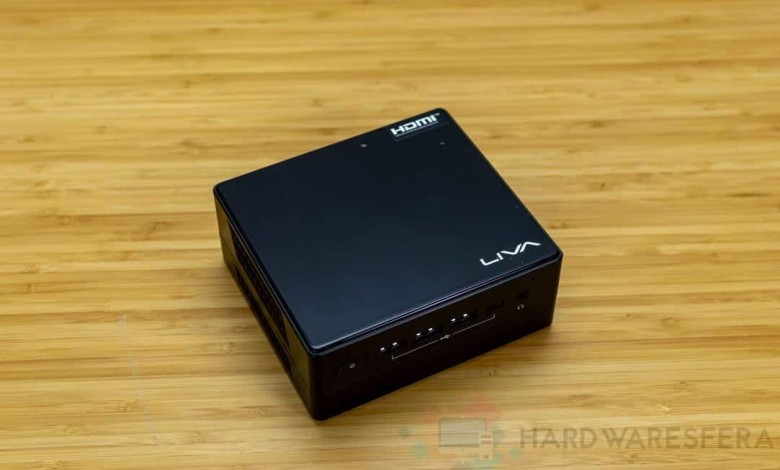 MiniPC-ECS-LIVA-Z3-Series parte superior