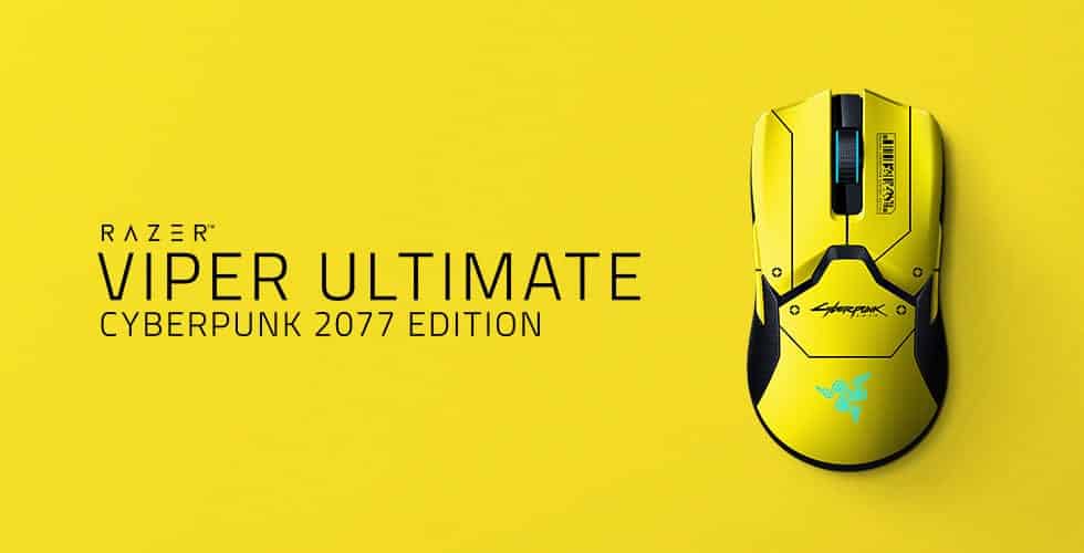 Razer-Viper-Ultimate-raton-gamer-gaming-cyberpunk-2077-merch-merchandising