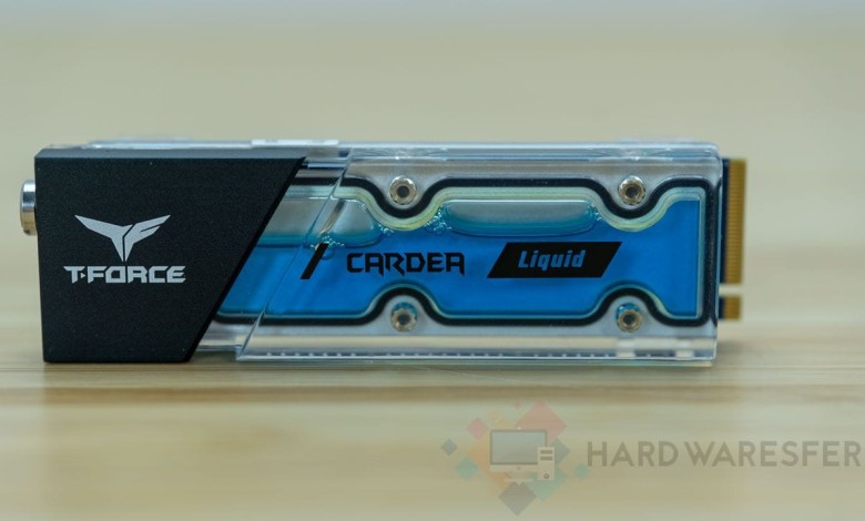 ssd nvme m2 T-Force CARDEA Liquid M.2 512GB diseño refrigeracion liquida