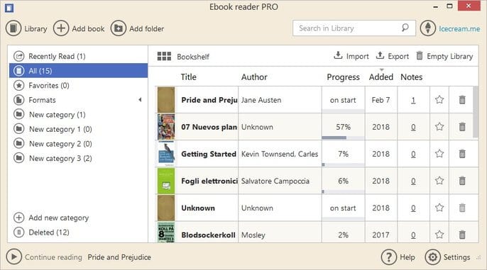 icream-book-reader-soft