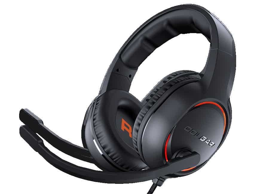 Cougar-HX330-naranja-microfono