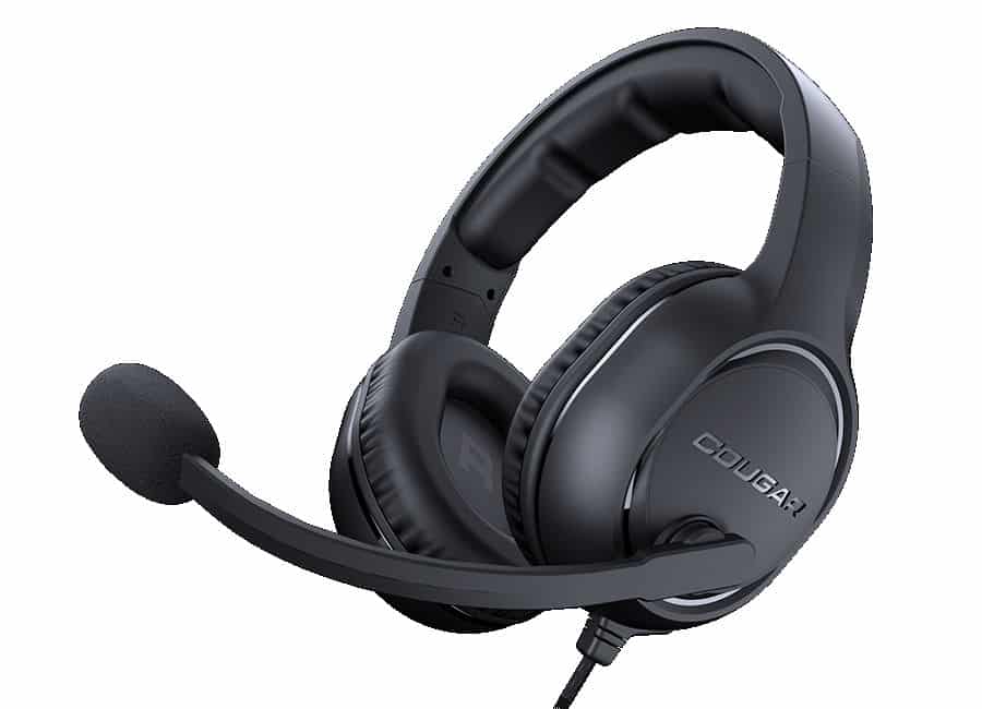 Cougar-HX330-negro-perfil