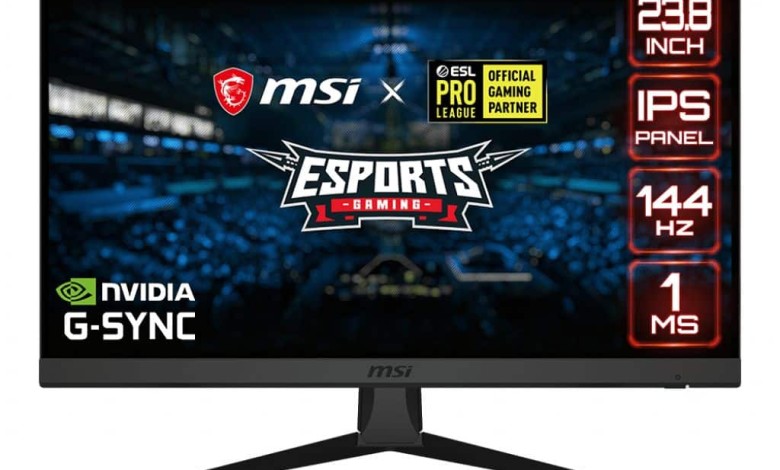 monitor MSI Optix G242 g-sync compatible