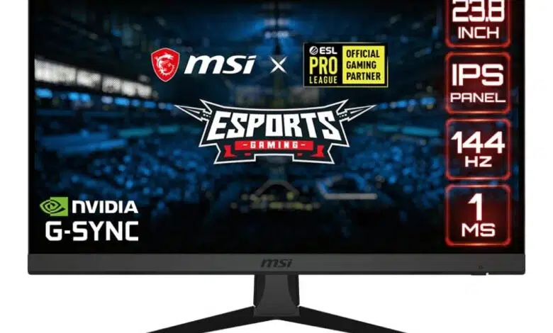 monitor MSI Optix G242 g-sync compatible