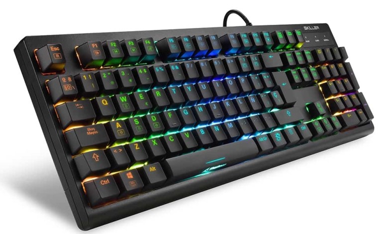 teclado sharkoon skiller sgk30 layout es