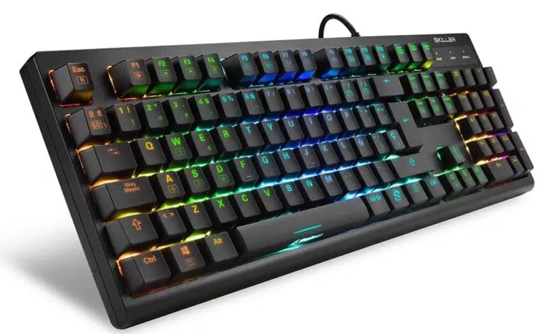 teclado sharkoon skiller sgk30 layout es