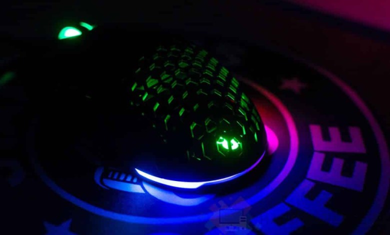 Raton gaming NEWSKILL ARAKNE tournament iluminacion led rgb