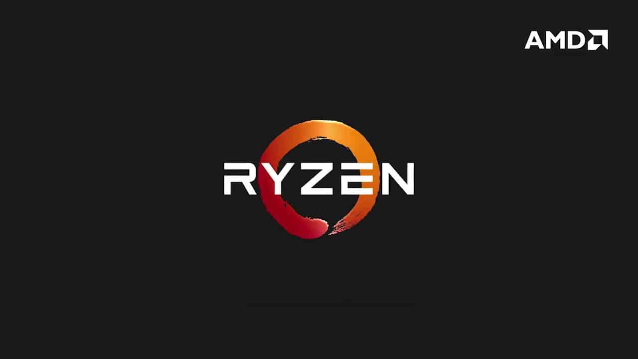 Logotipo de la marca Ryzen de procesadores de consumo de AMD.