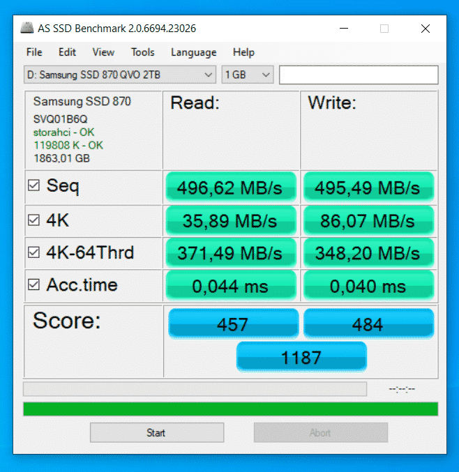 as ssd samsung 870 qvo