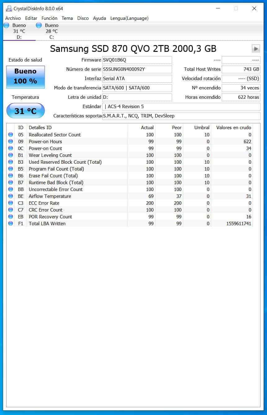 crystaldiskinfo samsung 870 qvo