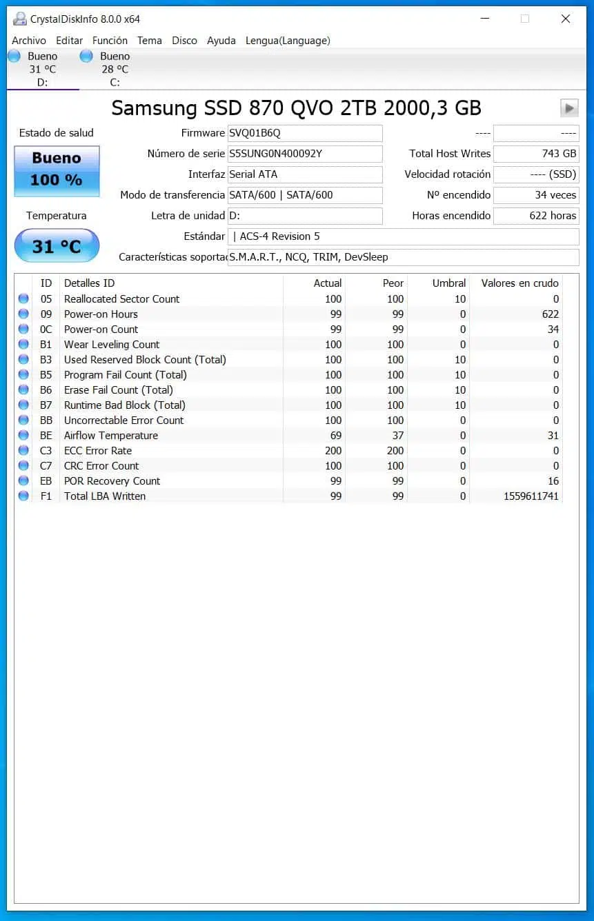 crystaldiskinfo samsung 870 qvo