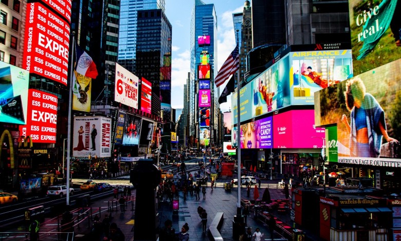 pantallas led times square
