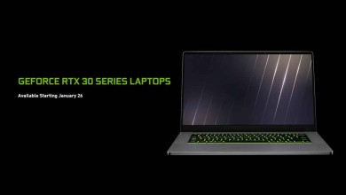 portatil nvidia rtx 30 mobile