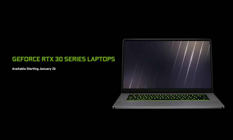 portatil nvidia rtx 30 mobile