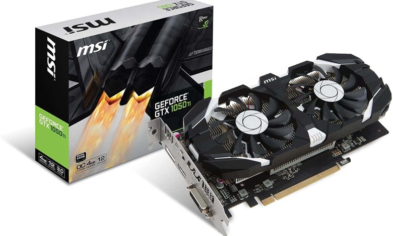 stock tarjeta grafica nvidia gtx 1050 ti