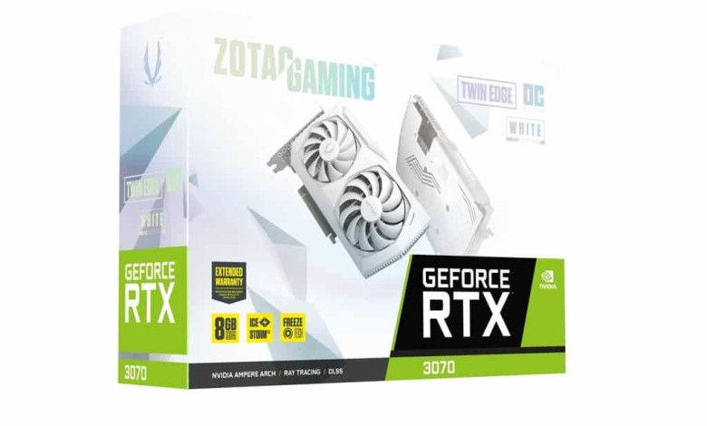 tarjeta grafica zotac RTX 3070 Twin Edge